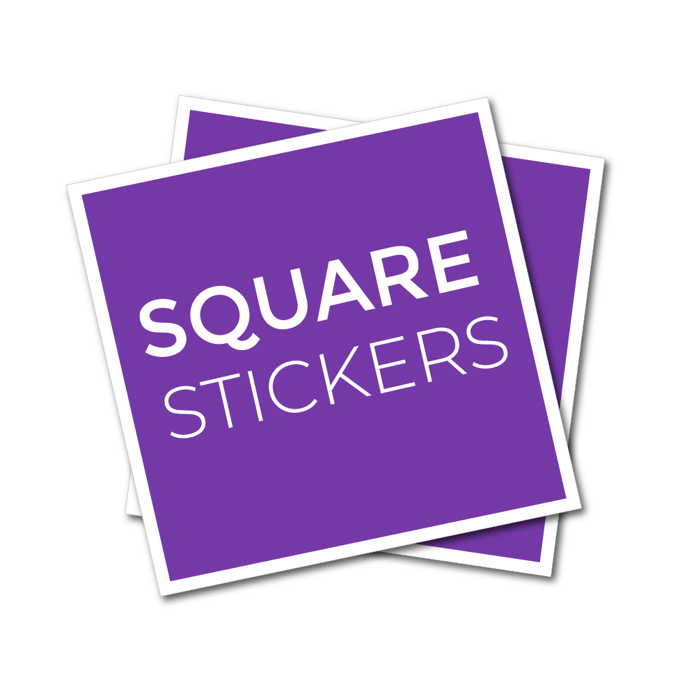 Square stickers