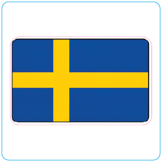 Sweden Flag - #1028