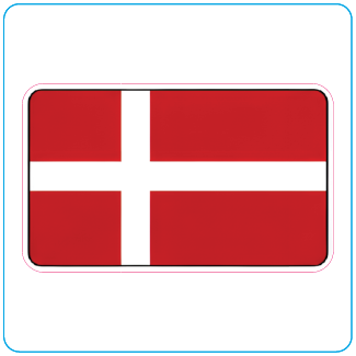 Denmark Flag - #1030