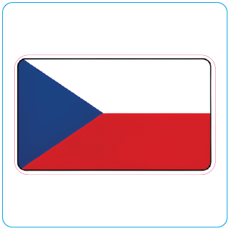 Czech Republic Flag - #1033