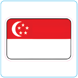 Singapore Flag- #1042