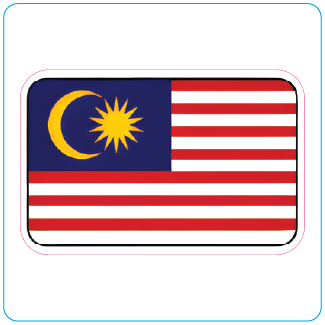 Malaysia Flag- #1043