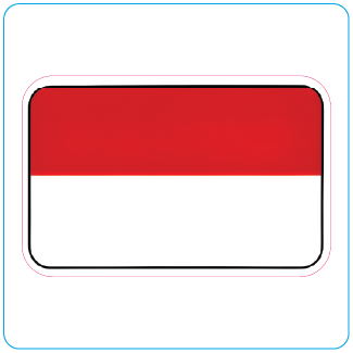 Indonesia Flag - #1045