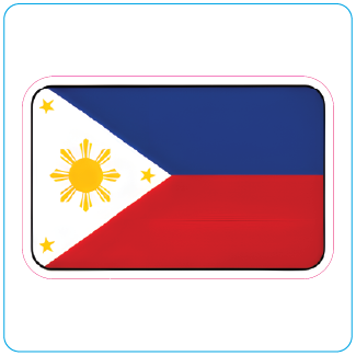 Philippines Flag - #1046 – Stickerman Australia