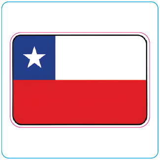 Chile Flag - #1054