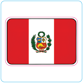 Peru Flag - #1055