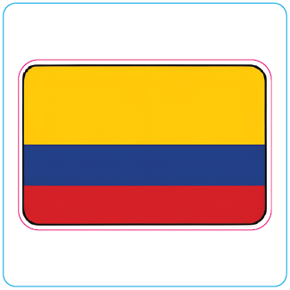 Colombia Flag - #1056