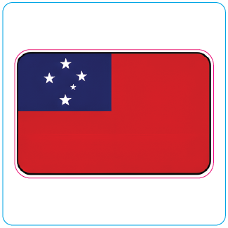 Samoa Flag - #1060