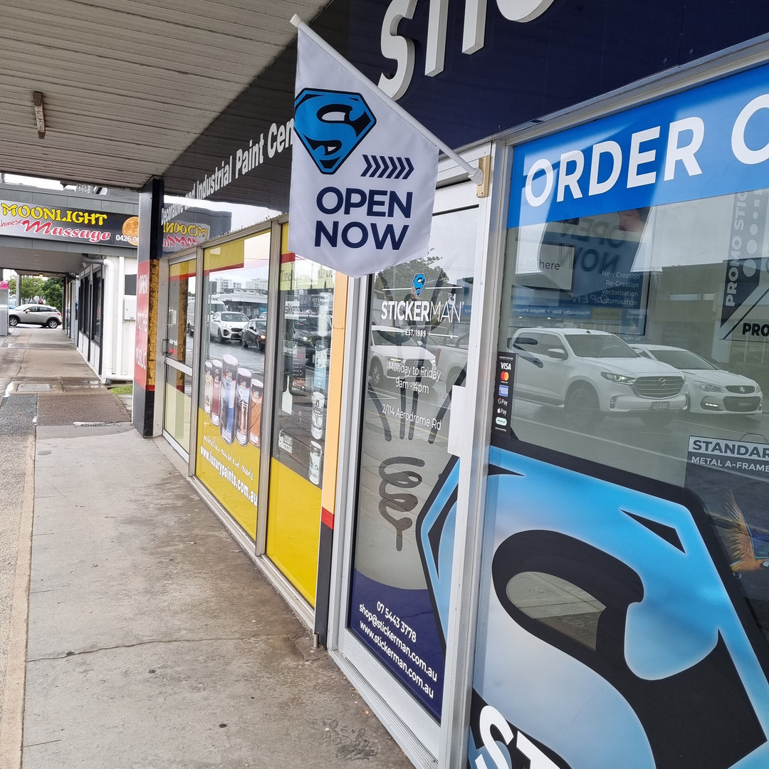 Wall Mounted Flag Kit - End Flag