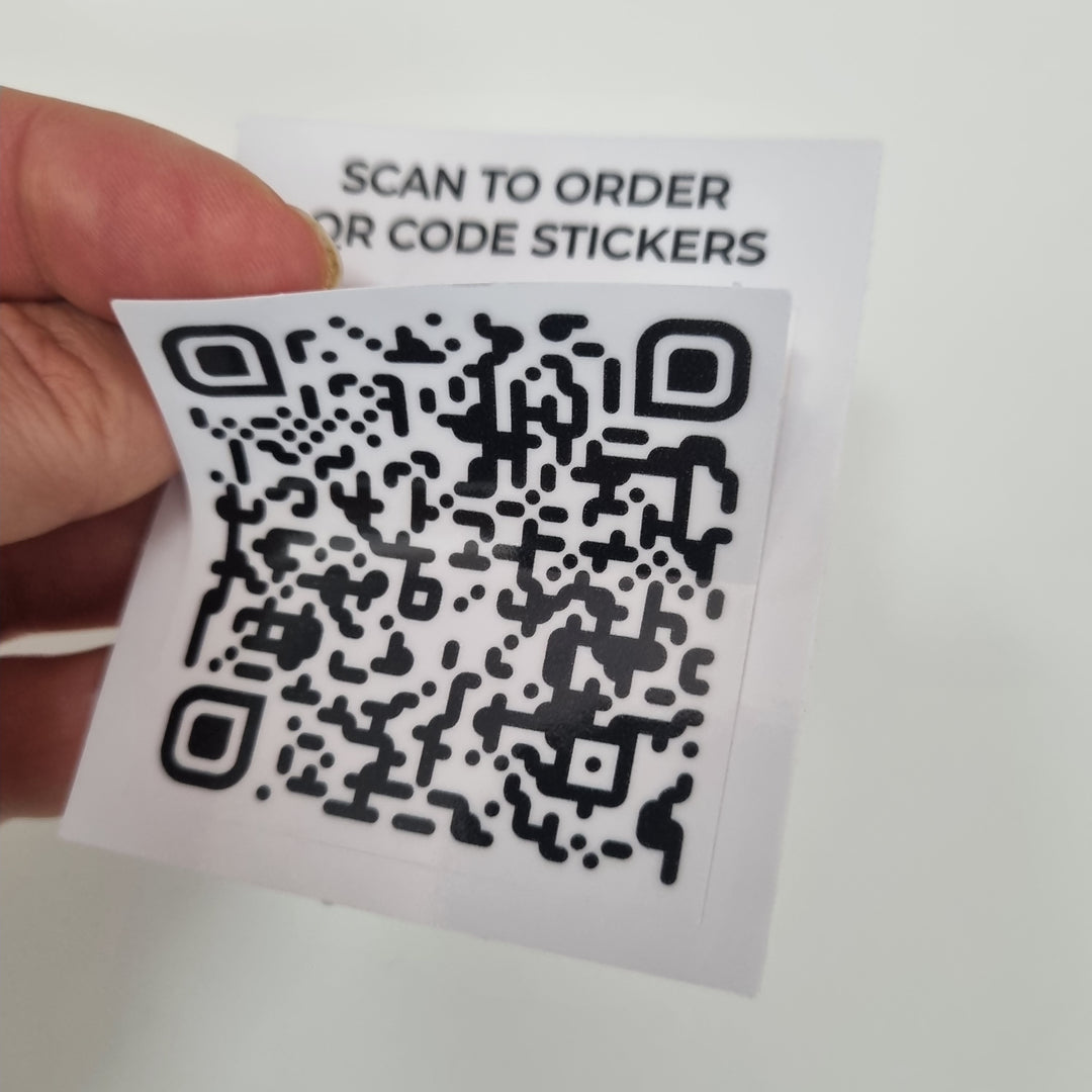 QR Code Vinyl Stickers - Multiple Files (Variable Data)