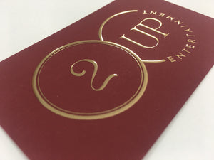 Gold Metal 3D Business Cards