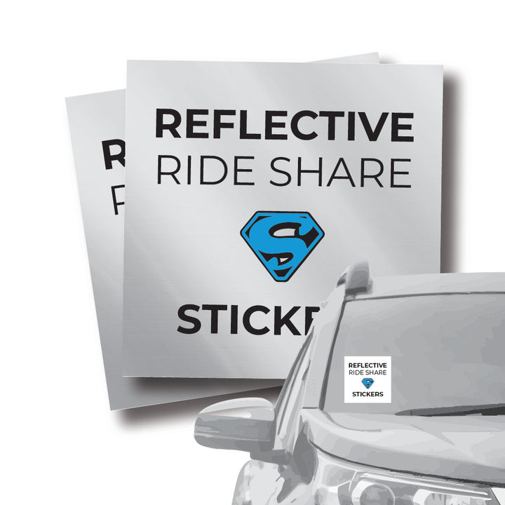 Ride Share Booking Vehicle Stickers