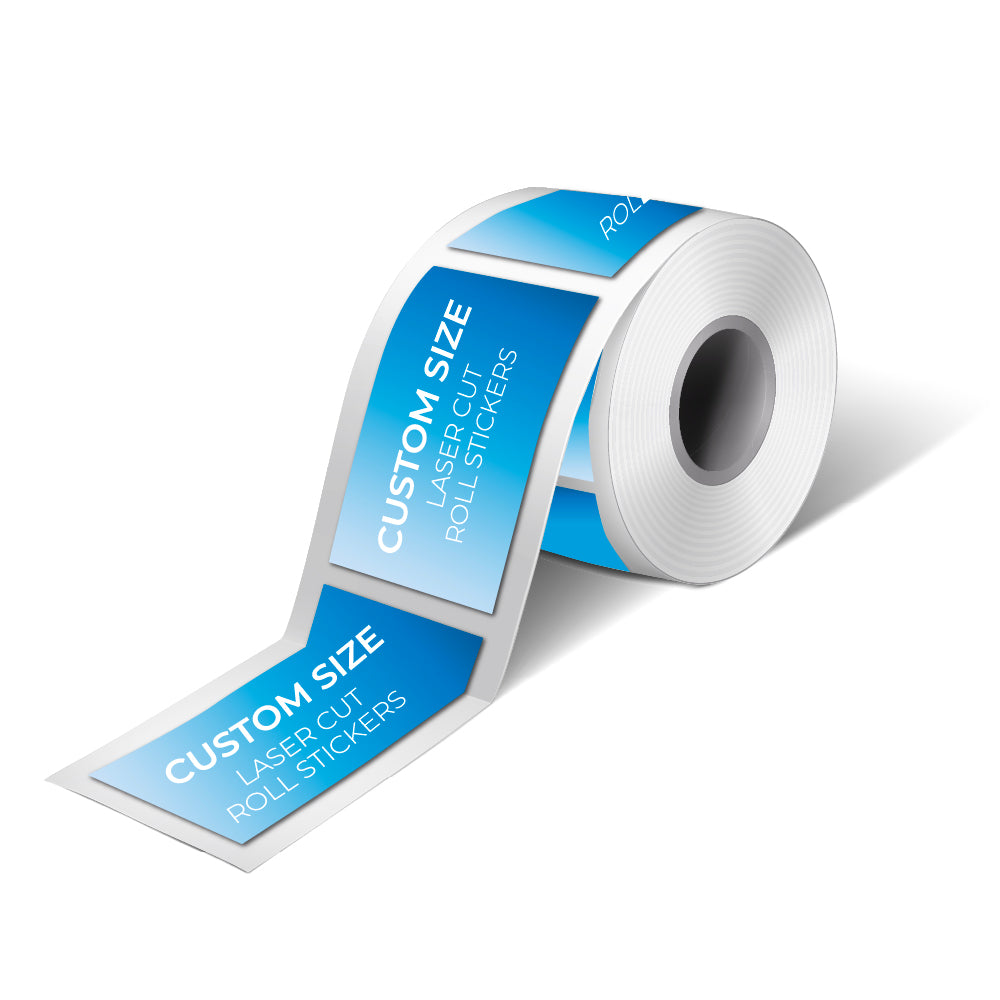Sticker Rolls - Laser Cut  - Custom Size
