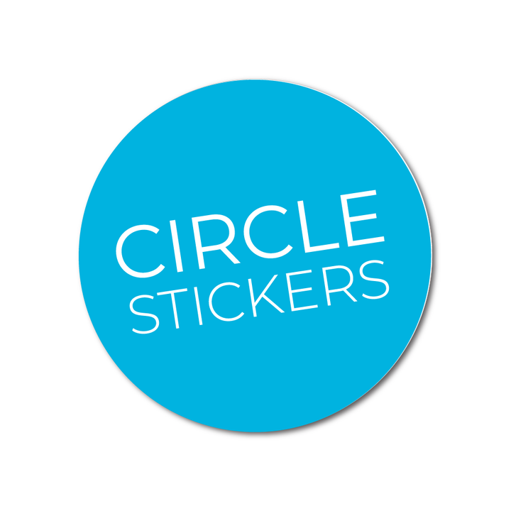 Vinyl circle stickers