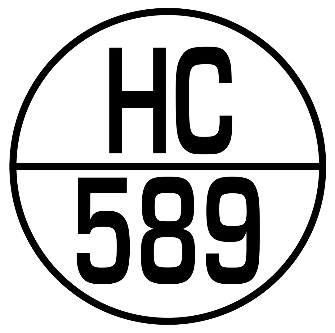 Round Boat Registration Stickers