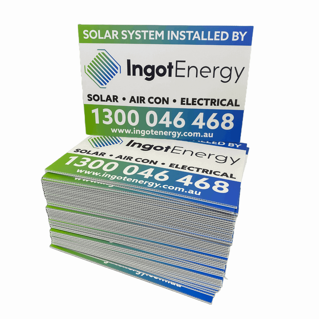 Corflute Signs - Builders Signs