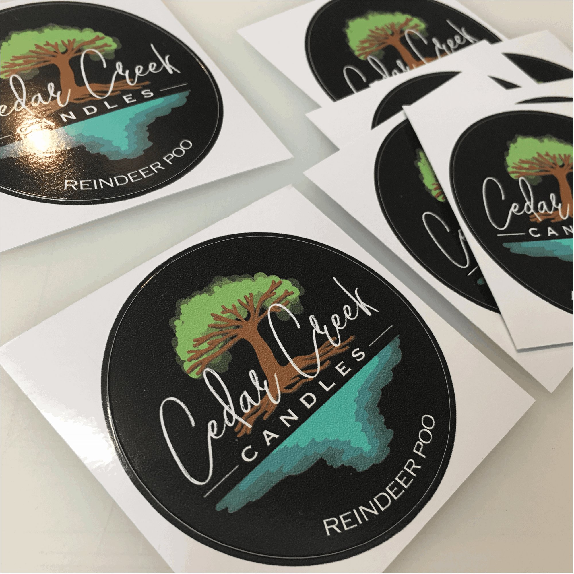 Circle stickers