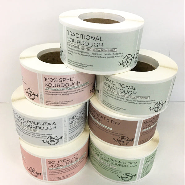Rectangle Roll Labels - Stickerman Australia