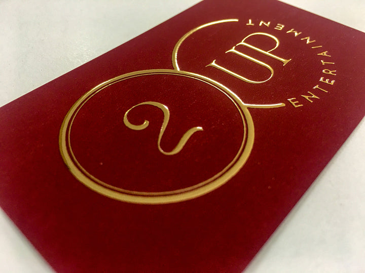 Gold Metal 3D Business Cards