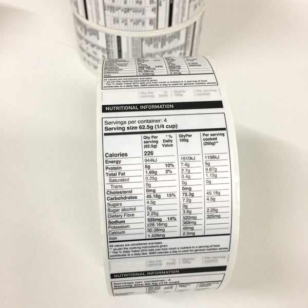Rectangle Roll Labels - Stickerman Australia