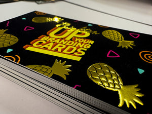 Gold Metal 3D Business Cards