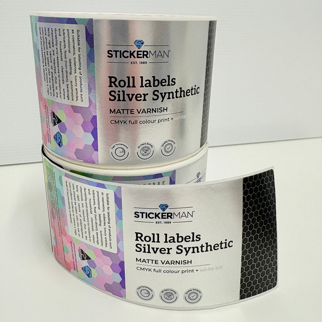 Metallic Roll Labels