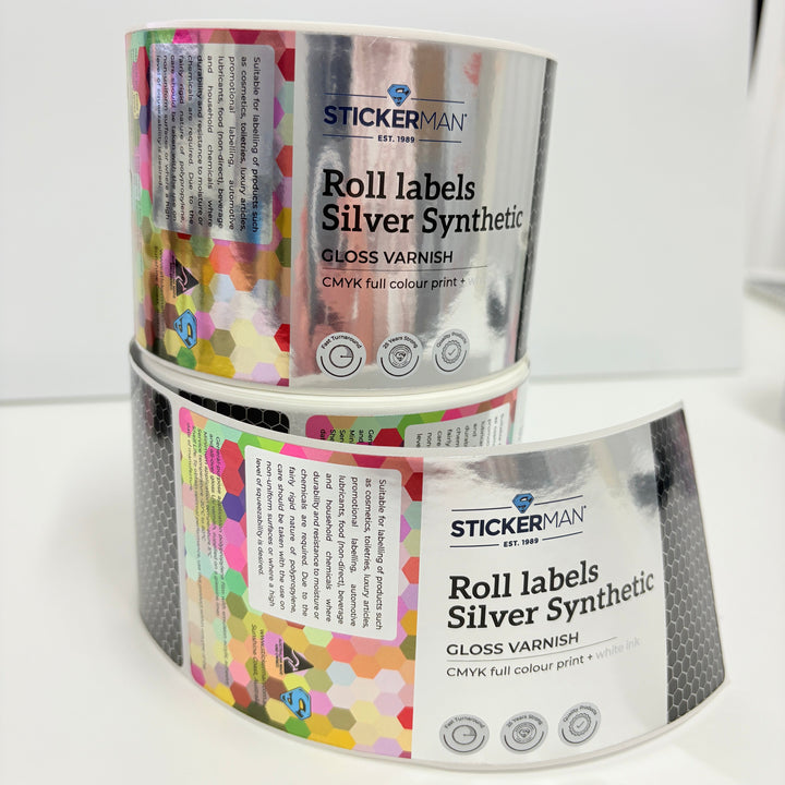Metallic Roll Labels