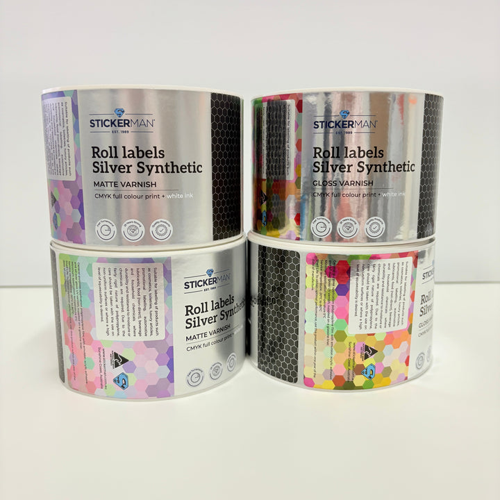 Metallic Roll Labels