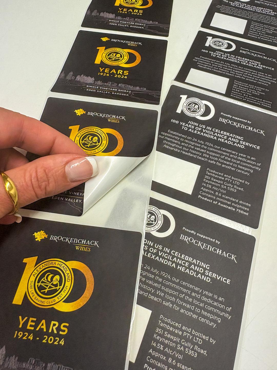 Roll Square Labels