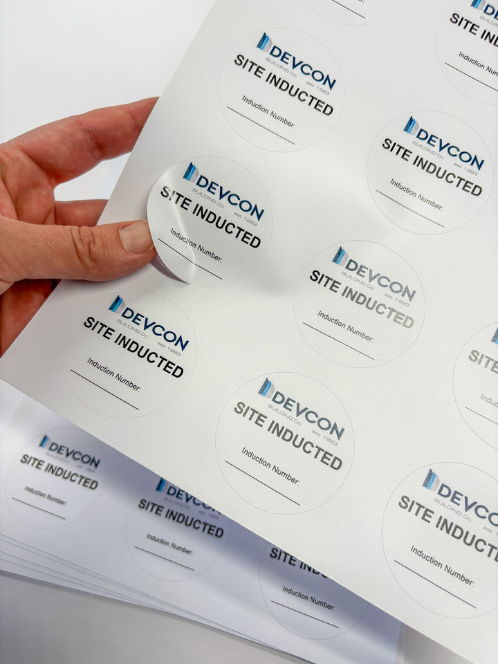 Vinyl Sticker Sheets - Circle