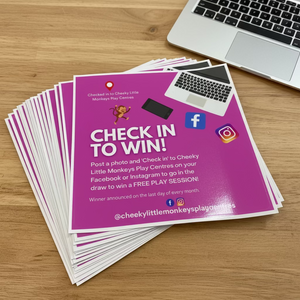 Vinyl square stickers with rounded corners