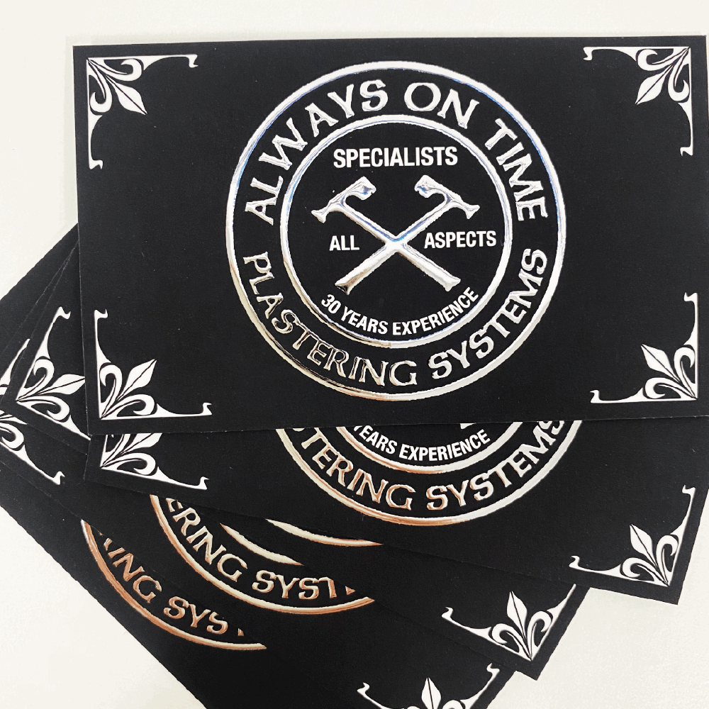 Silver Metal 3D Business Cards