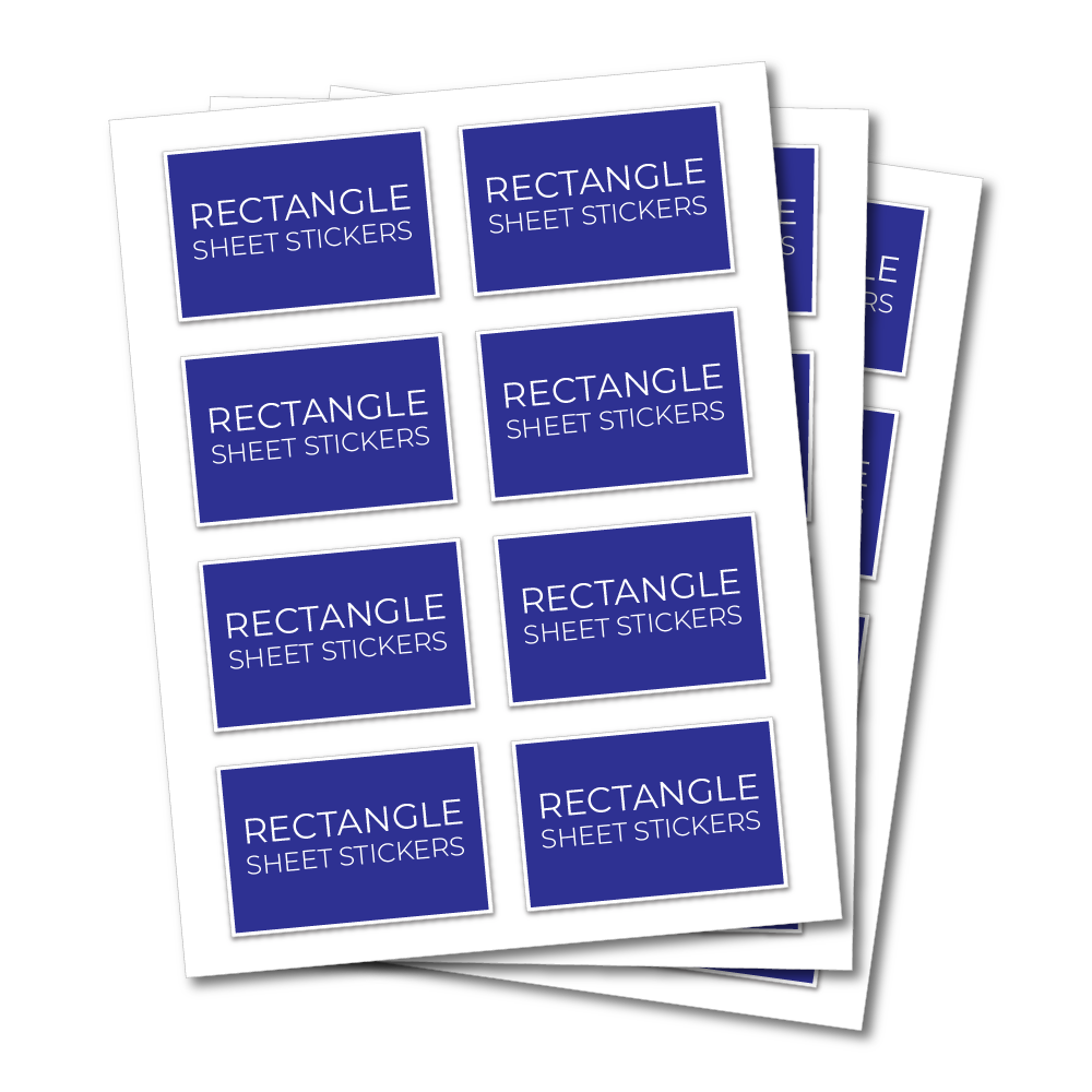 Vinyl Sticker Sheets - Rectangle