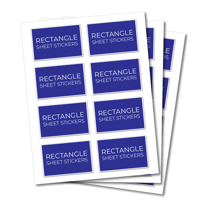Vinyl Sticker Sheets - Rectangle