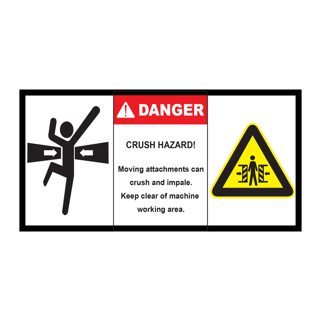 DANGER CRUSH HAZARD - S27