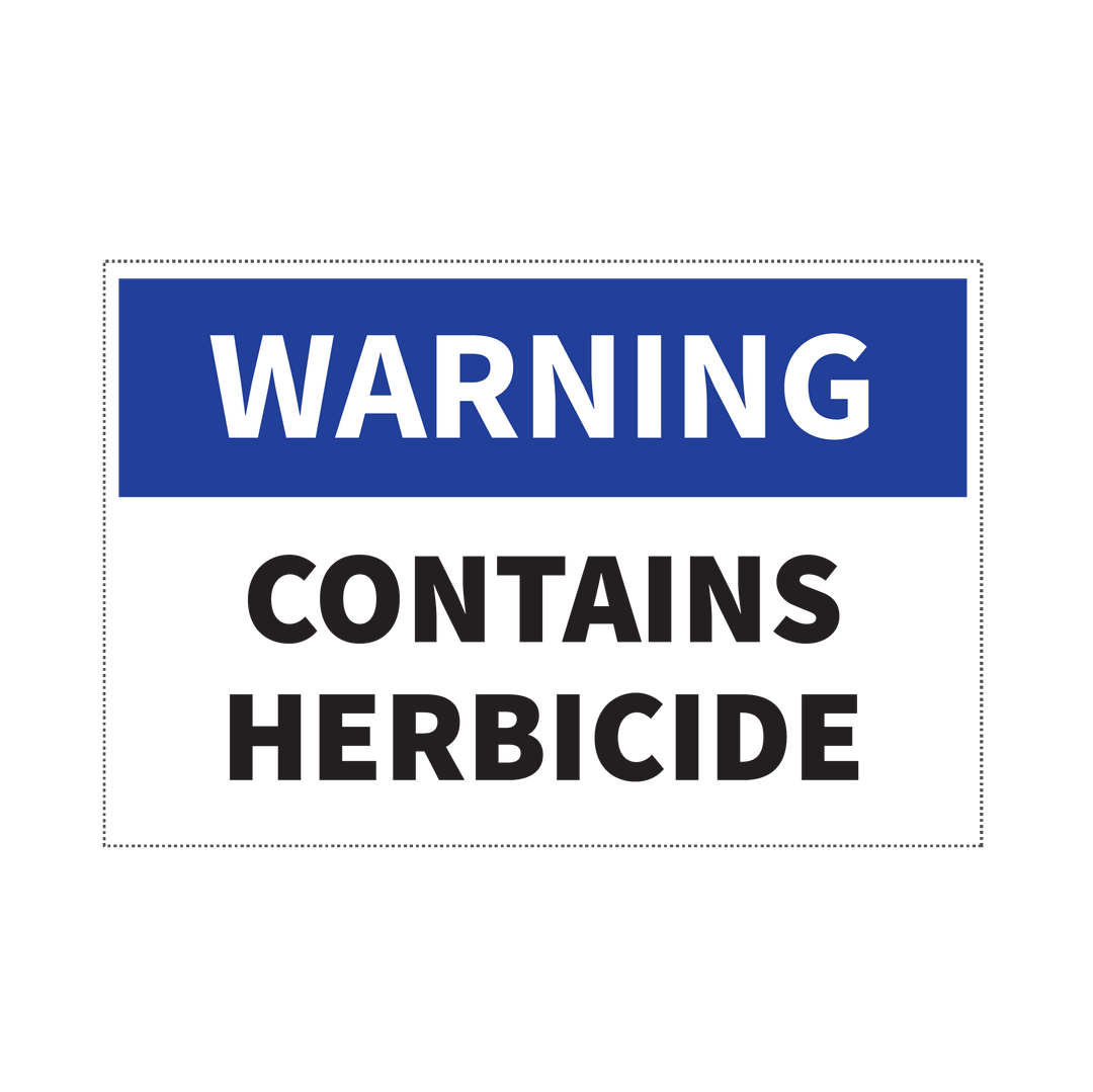 WARNING CONTAINS HERBICIDE - S28