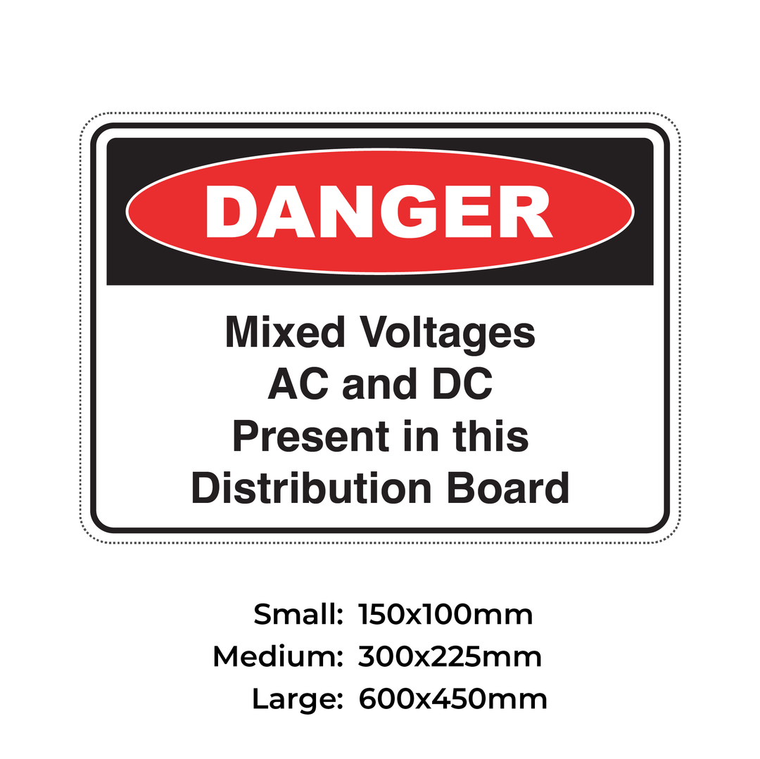 DANGER AC & DC MIXED VOLTAGES - S9