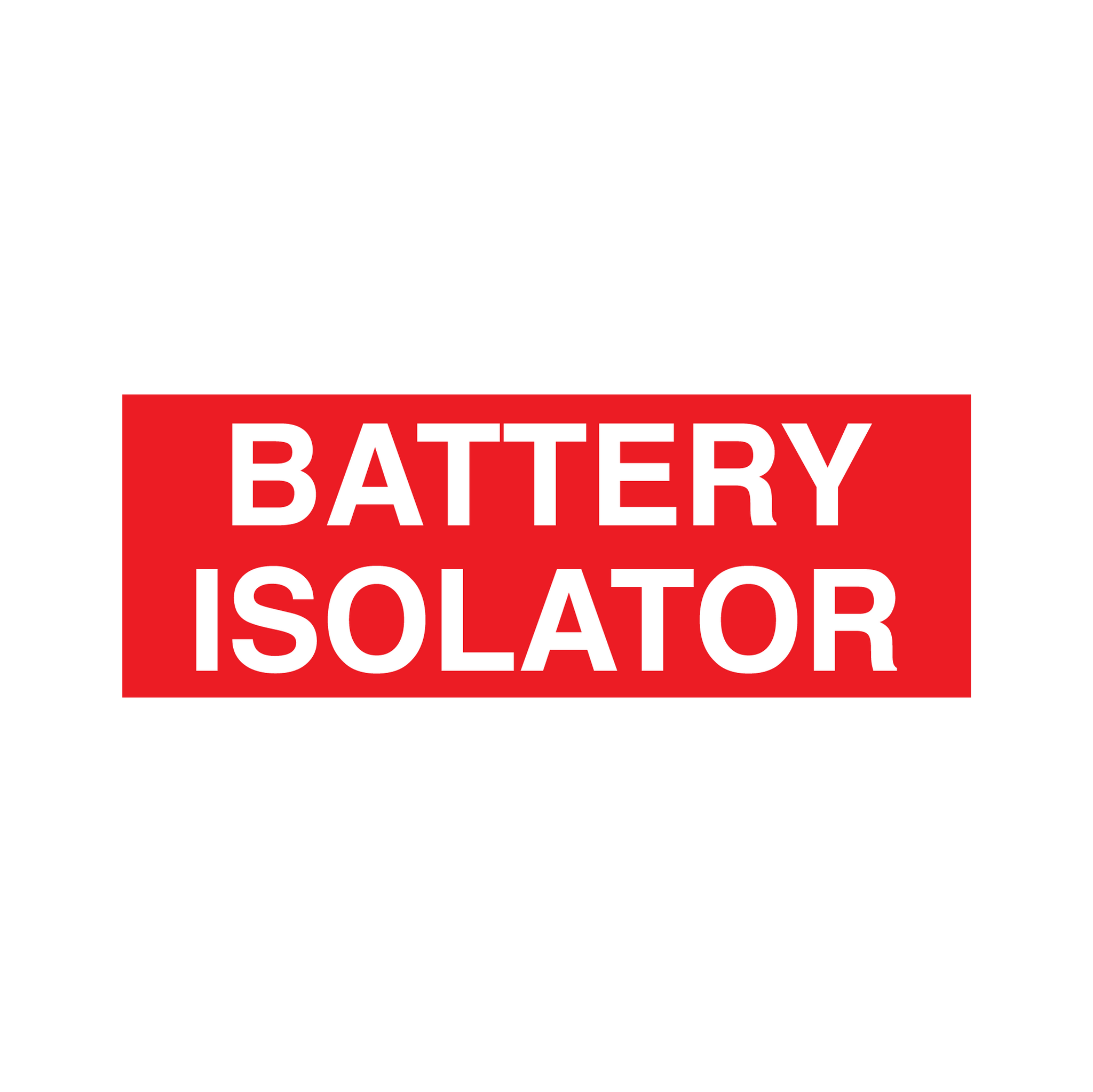 BATTERY ISOLATOR - S14 - Stickerman Australia