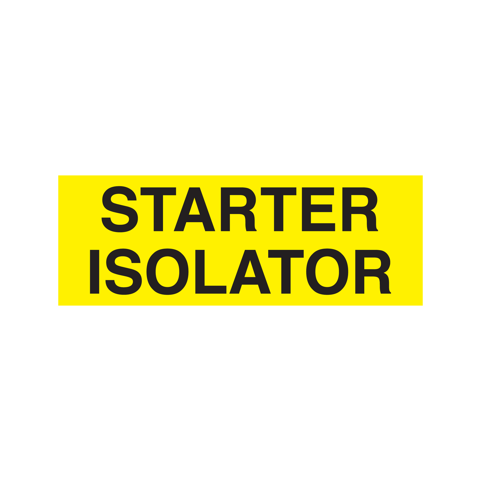 STARTER ISOLATOR - S15