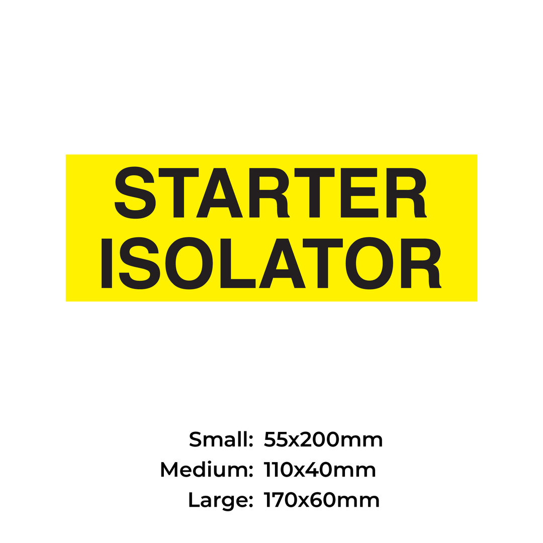 STARTER ISOLATOR - S15