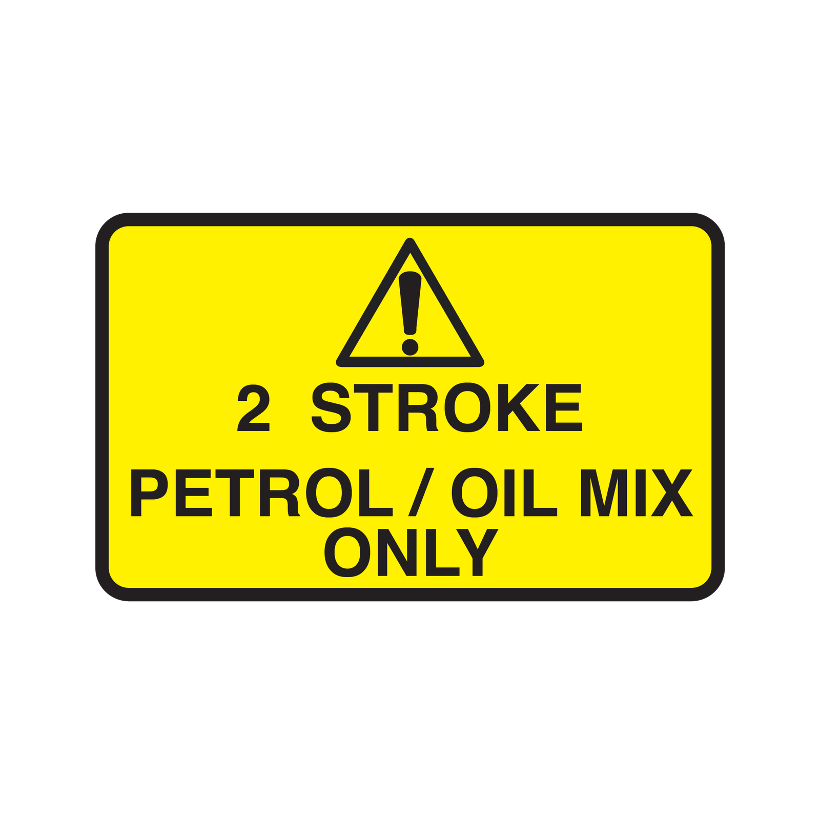 2 STROKE PETROL / OIL MIX ONLY - S16