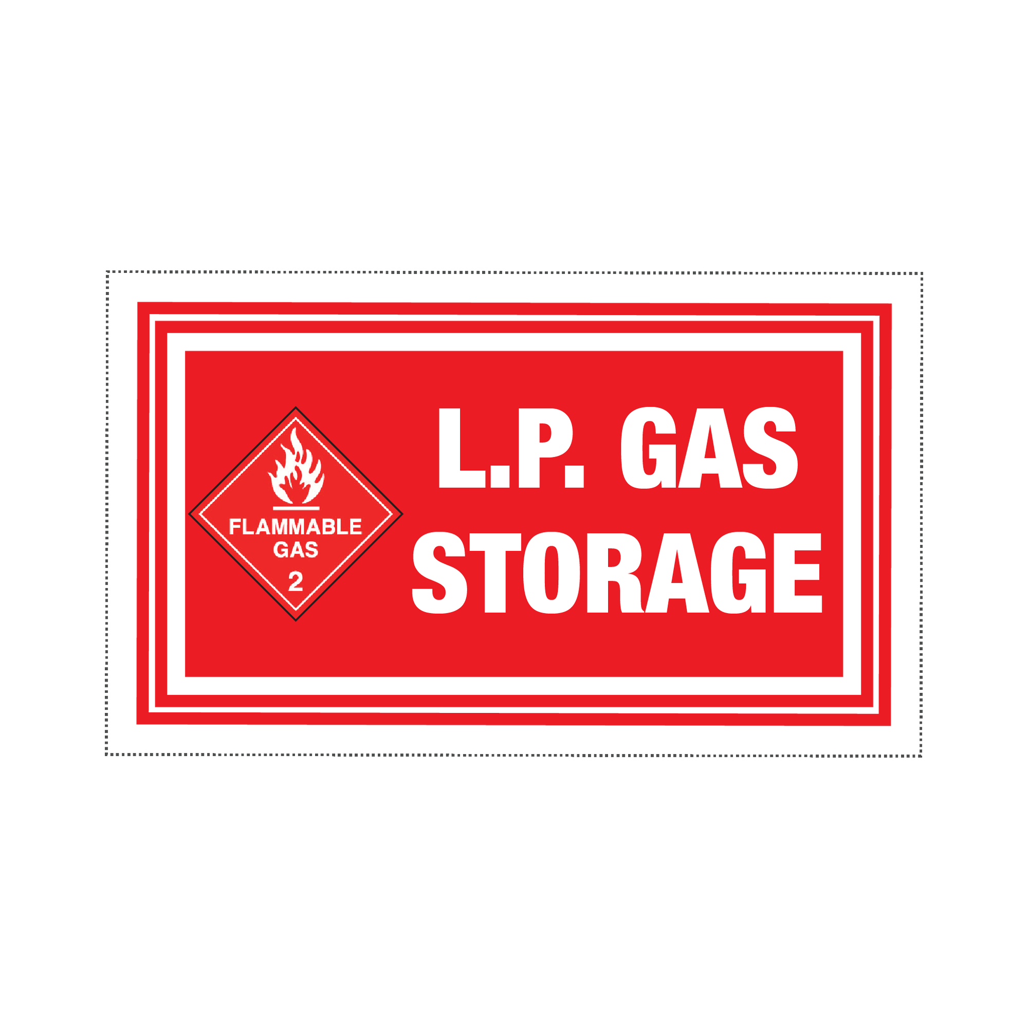 FLAMMABLE GAS 2 - L.P GAS STORAGE - S36