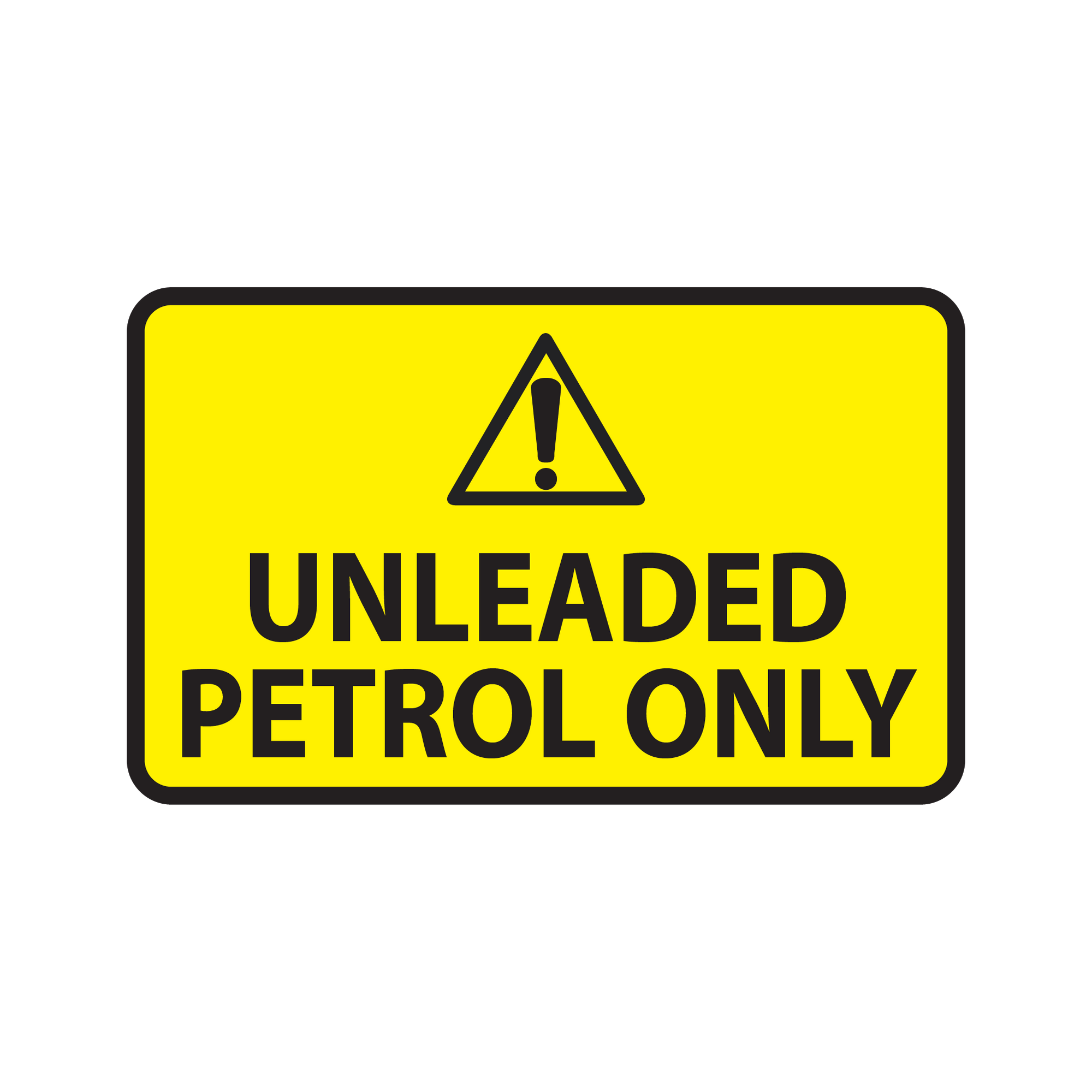 UNLEADED PETROL ONLY - S17