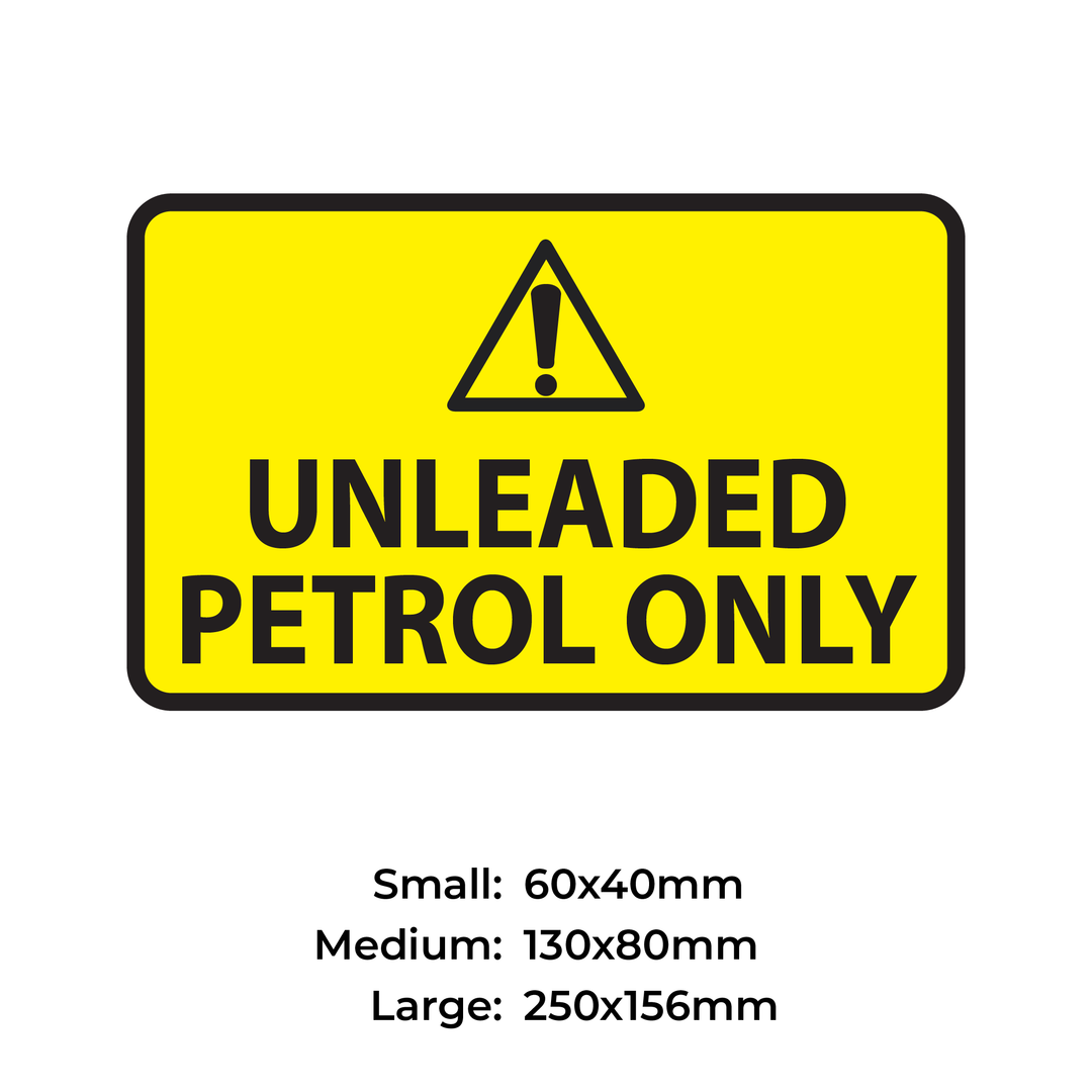 UNLEADED PETROL ONLY - S17