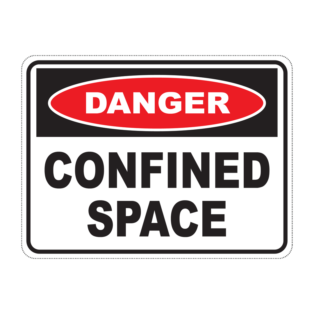 DANGER CONFINED SPACE - S38