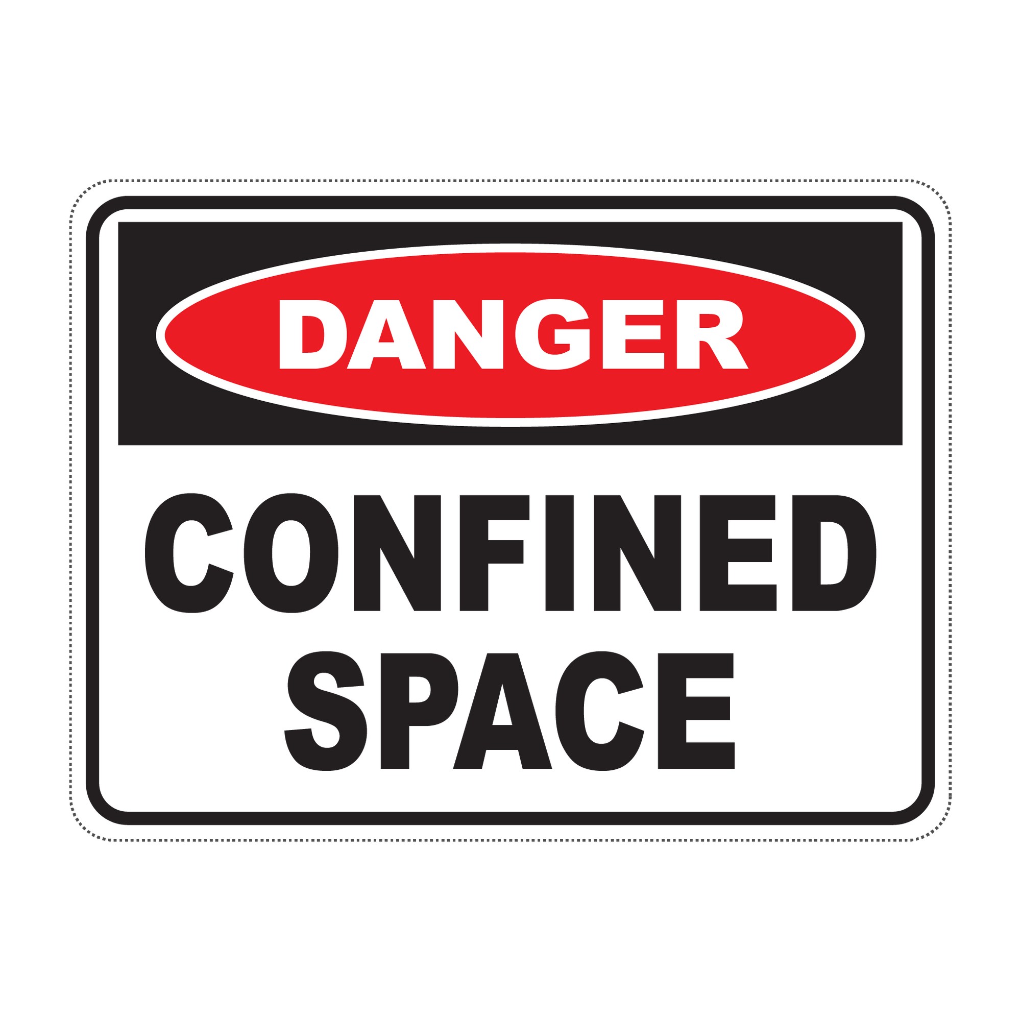 DANGER CONFINED SPACE - S38