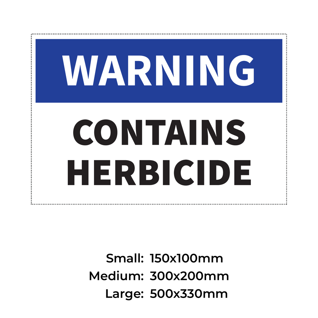WARNING CONTAINS HERBICIDE - S28