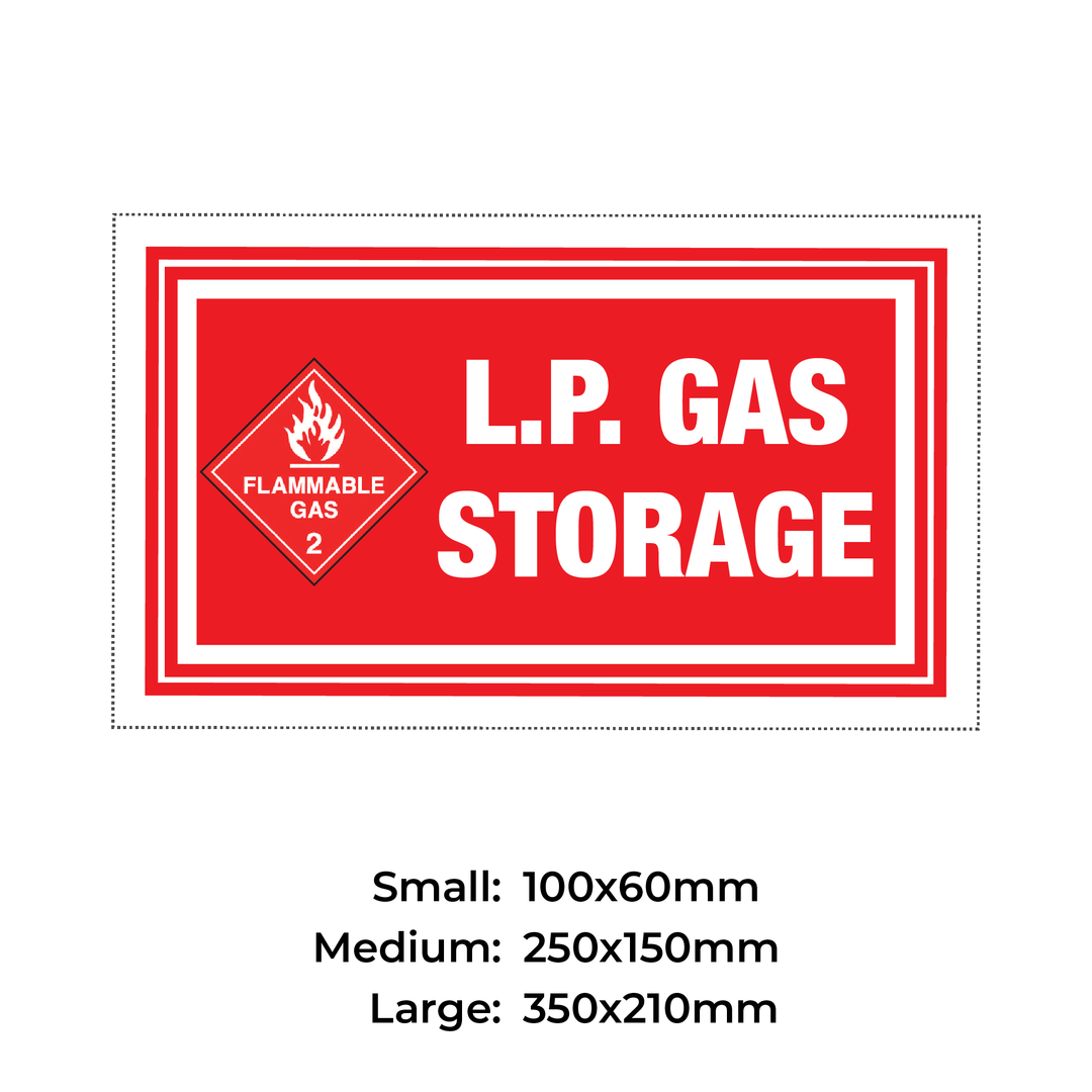 FLAMMABLE GAS 2 - L.P GAS STORAGE - S36