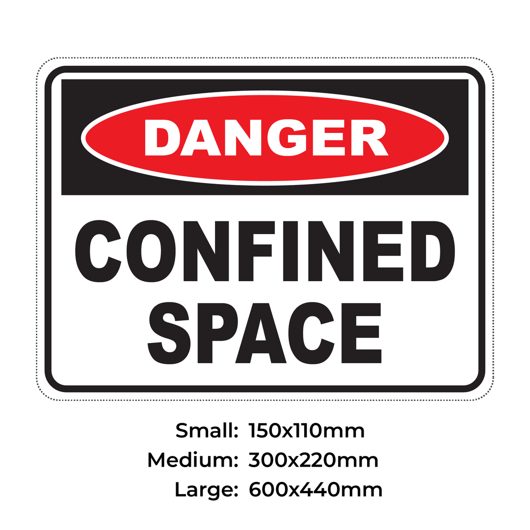 DANGER CONFINED SPACE - S38