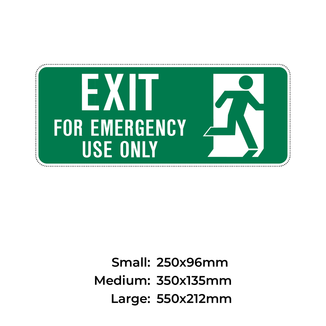 Exit - For Emergency Use Only - S48